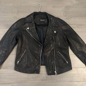 Madewell Black Leather Jacket